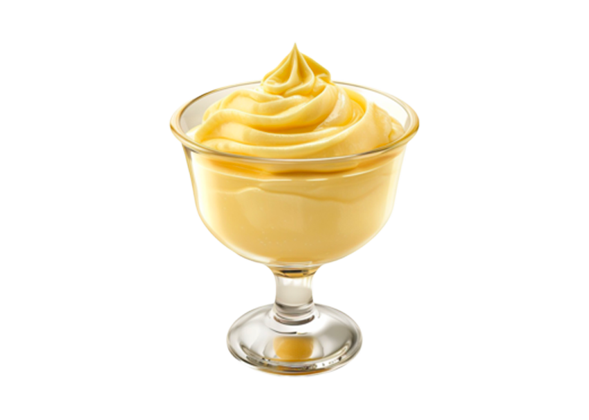 Zabaione drink in a cup